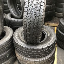 Set Of Hankook AT M P265/75/16 Used