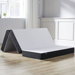Trifold Mattress Queen Size 6 Inch Foldable