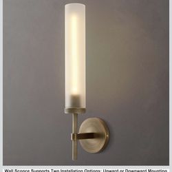 Glass Bathroom Wall Sconces