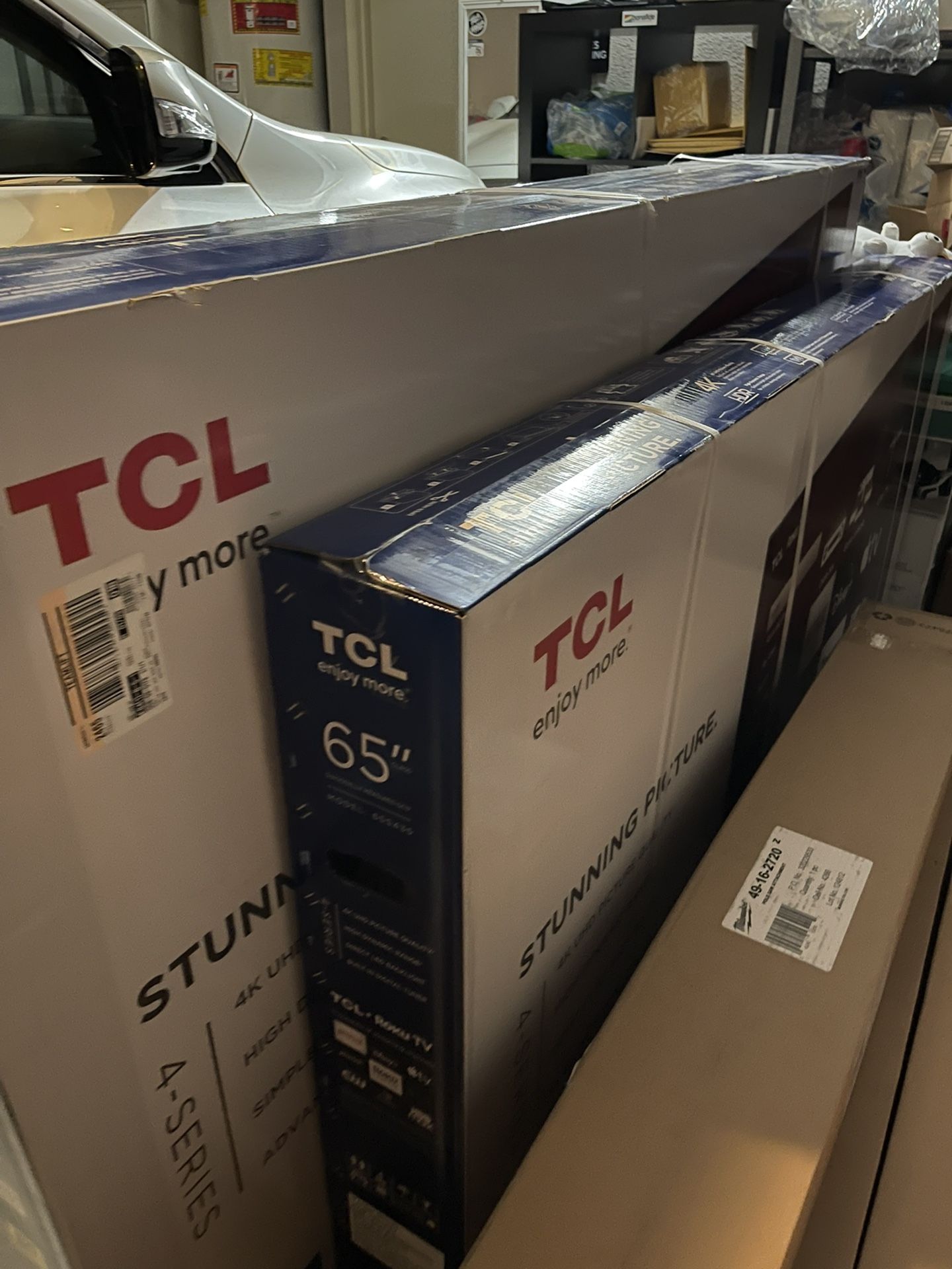 75” / 65” 4K TV New In Box Never Used (read description )