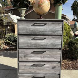 Rustic Gray Ashley Dresser Chest of Drawers Furniture Great Condition