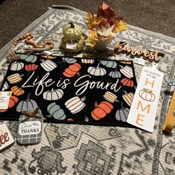 Fall Decor Lot NWT