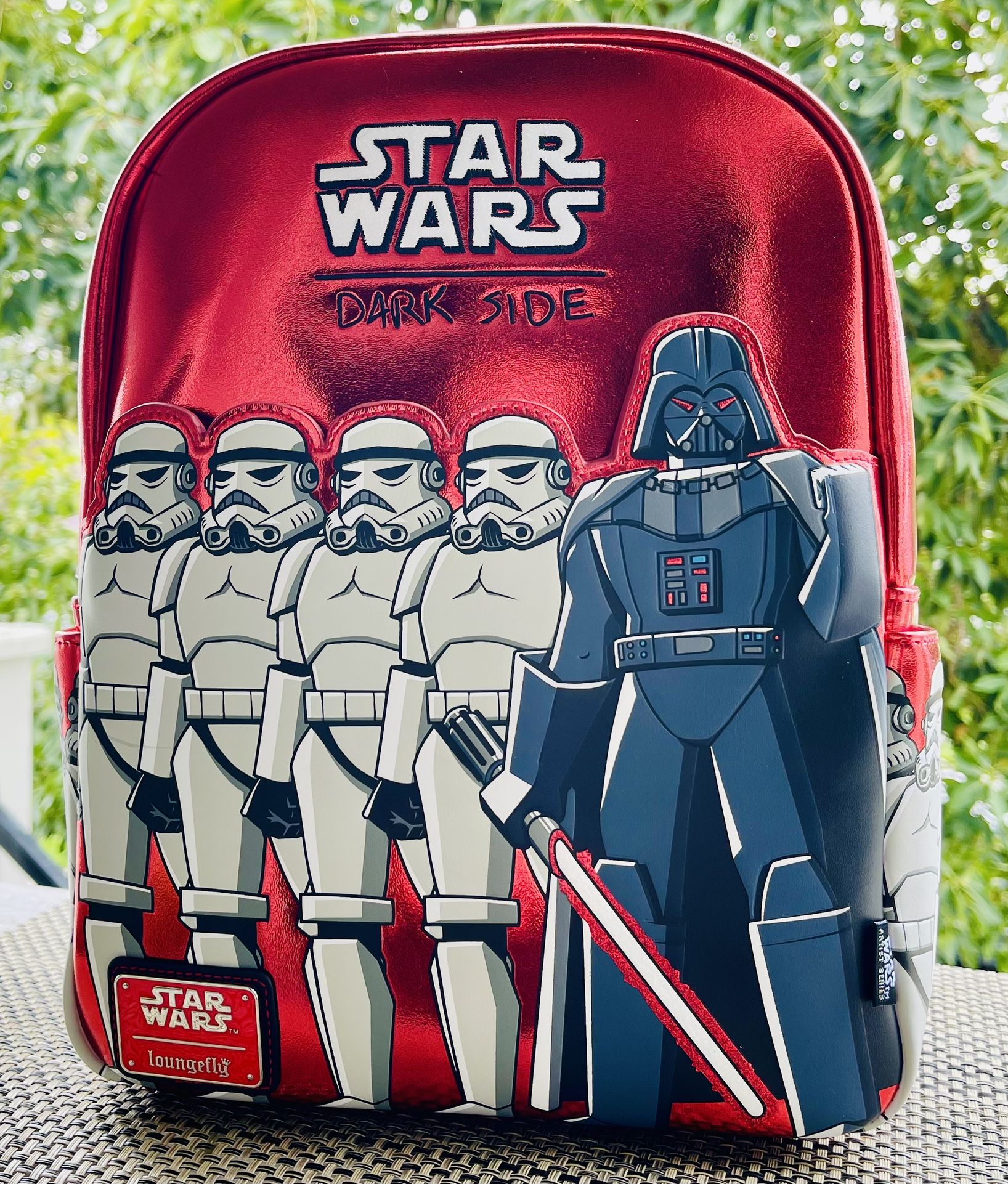 New W/Tags Star Wars Dark Side Artist Series Loungefly Bag