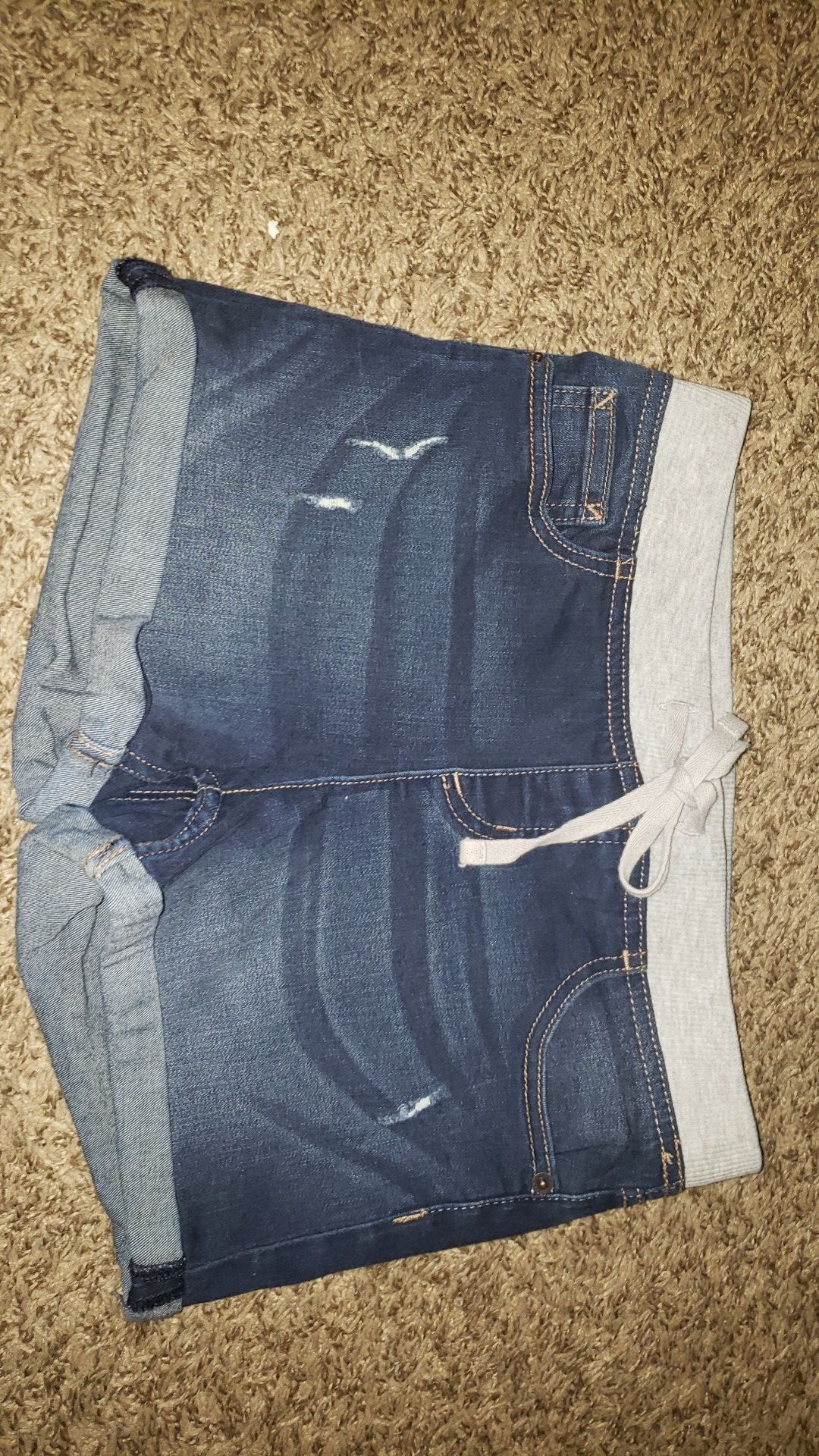 Justice girls denim shorts size 16