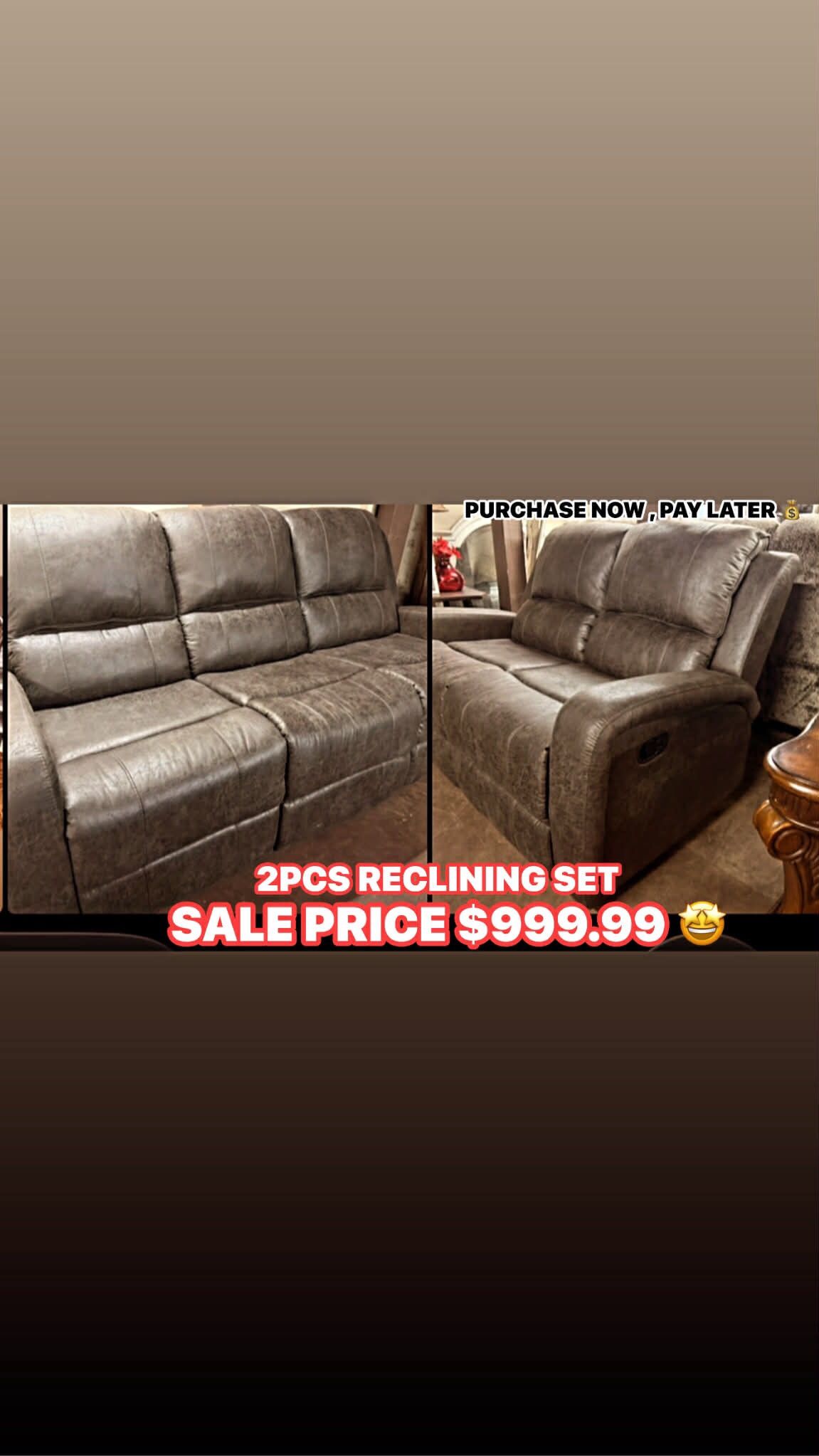 2pcs Reclining Set