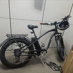 750W E-Bike with spare charger for Commuting or Errands