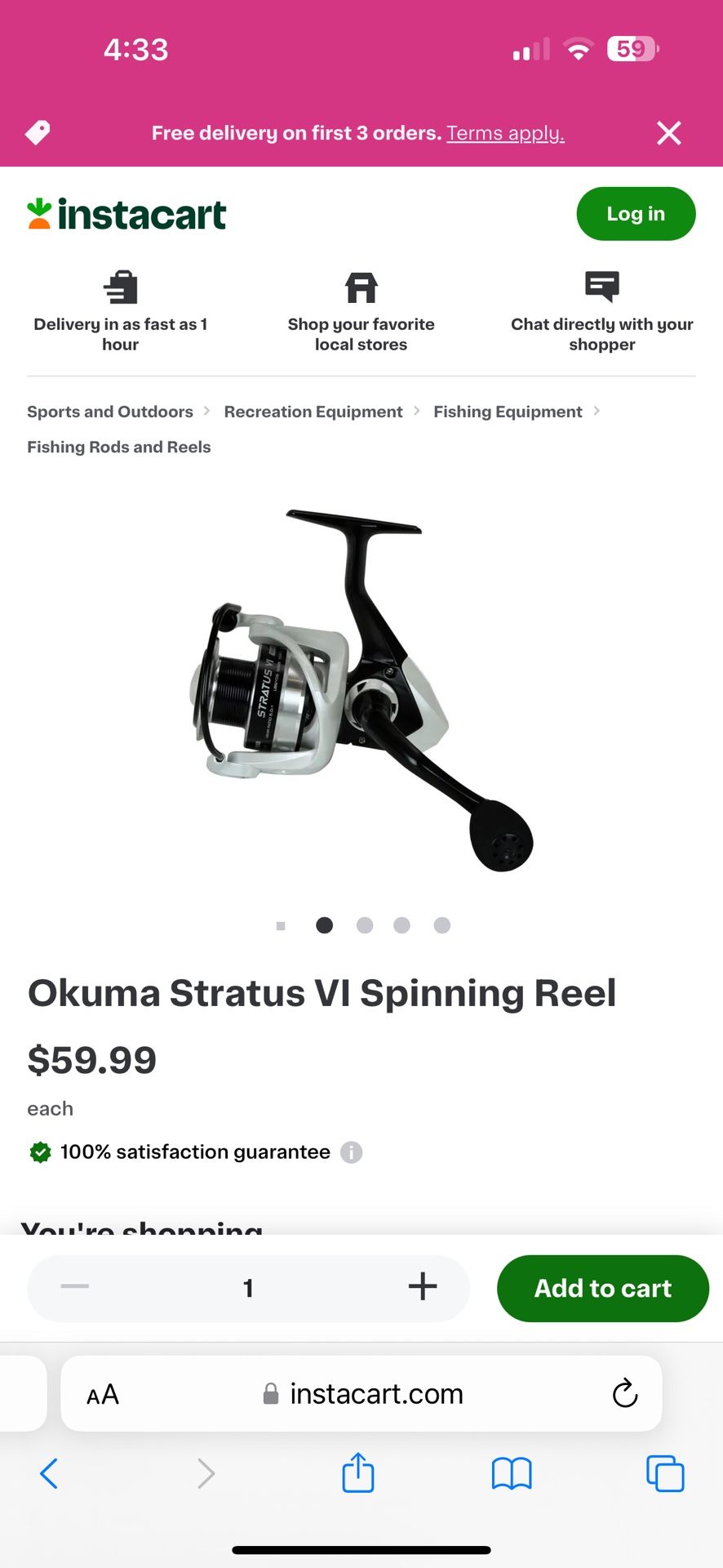 New - Okuma Stratus SVI-55