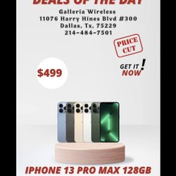 iPhone 13 Pro Max 128 Unlocked And Clean Imei 