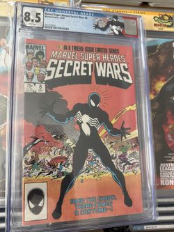 Comic Book Collection Slabs Rare Signed Keys