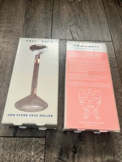 NEW- CALI AND CARO GEM STONE FACE ROLLER MASSAGER.