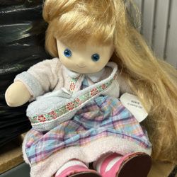 Beautiful Long Hair Vintage Musical Doll 