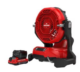 Brand New Craftsman 7.5” Outdoor Misting Personal Fan-Battery Powered