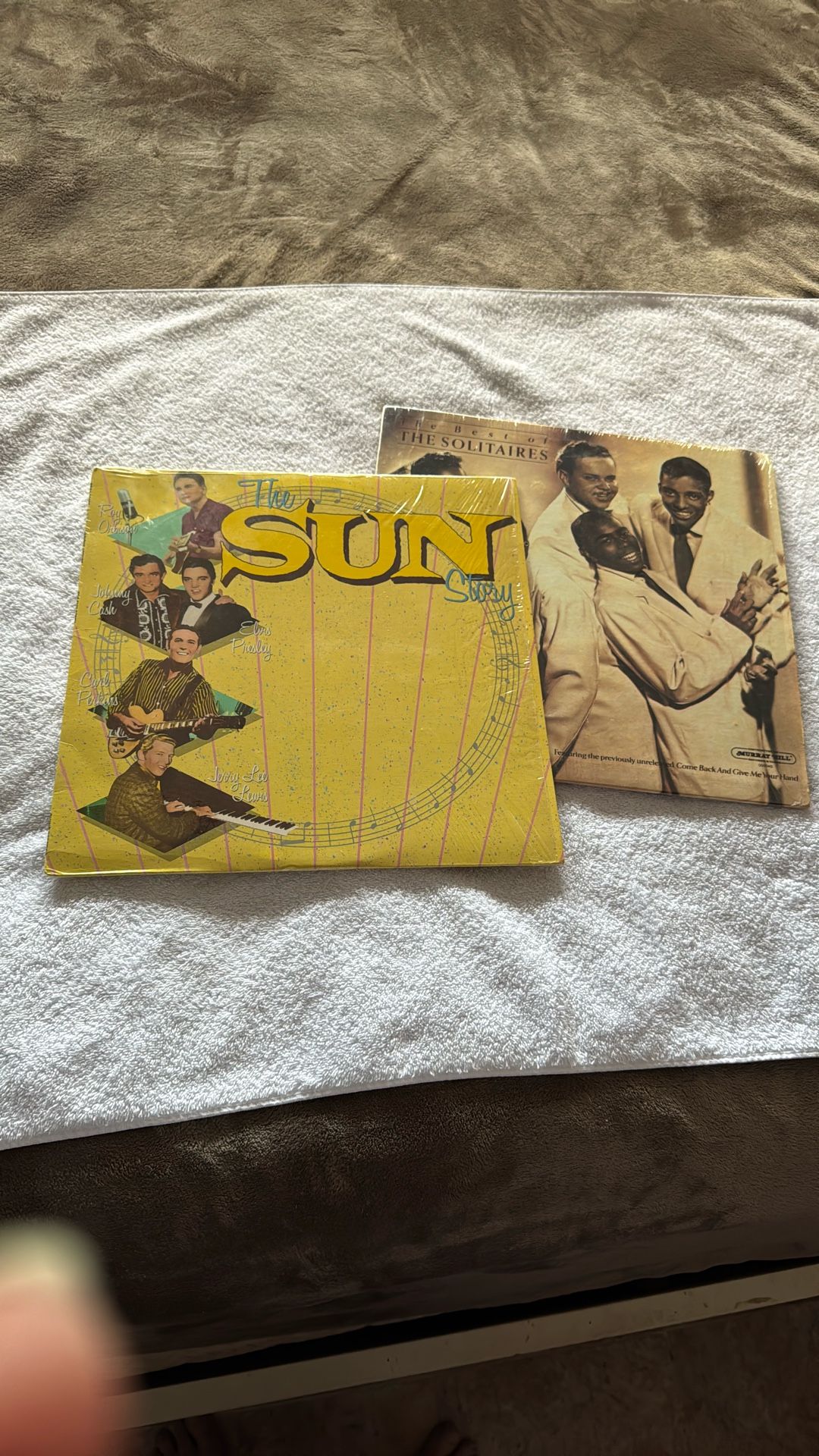 The Sun Story And The Solitaires LP’s.