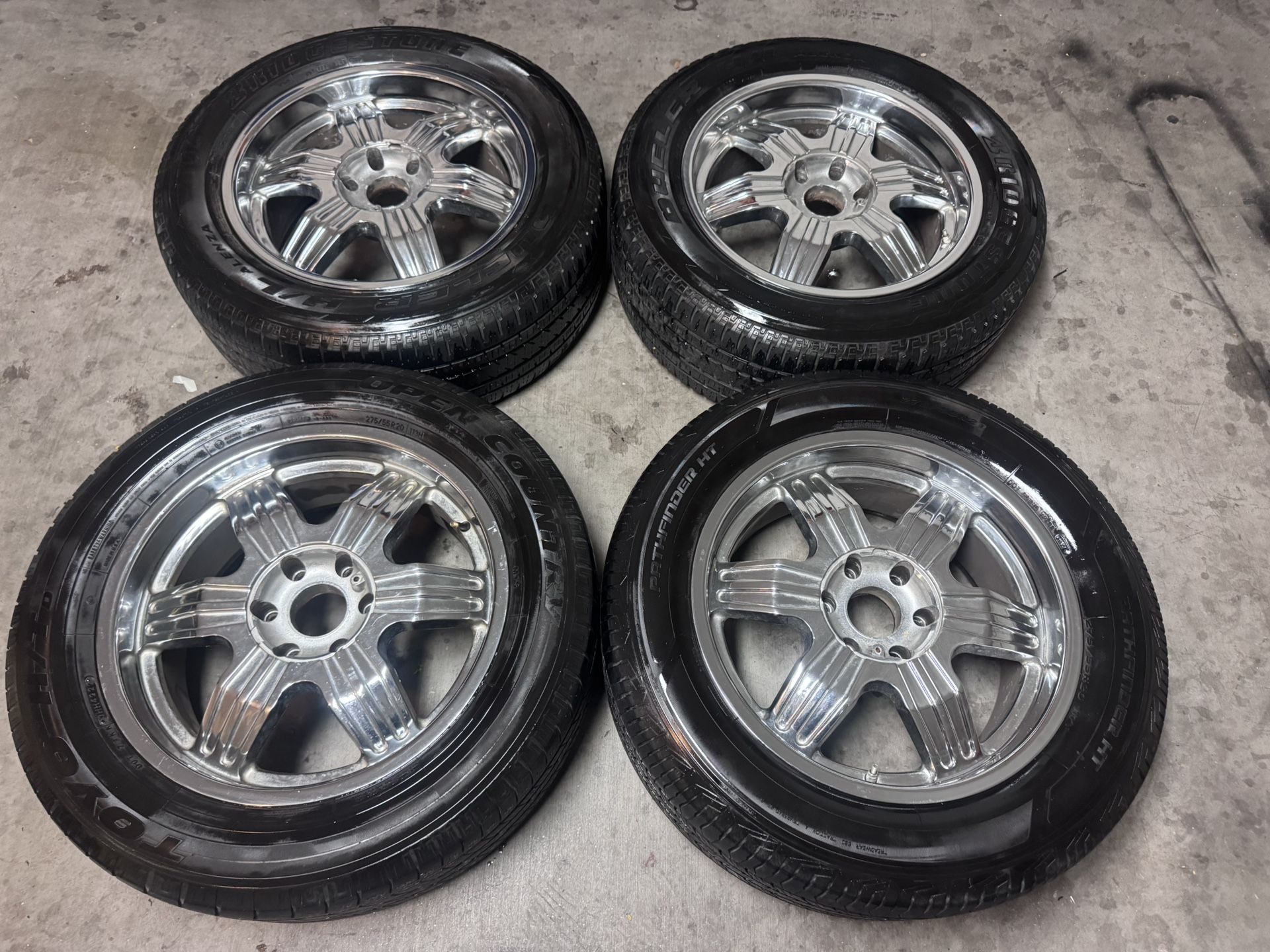 20” 6x139.7 wheels