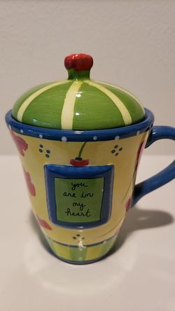 KIMBERLY HODGES CUPCAKES & CARTWHEELS SUGAR BOWL .