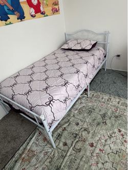 Twin Bed with mattress