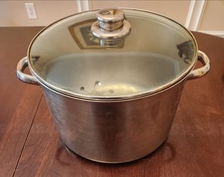 Sitram Le Dome Stock Stainless Steel Pot 12Qt