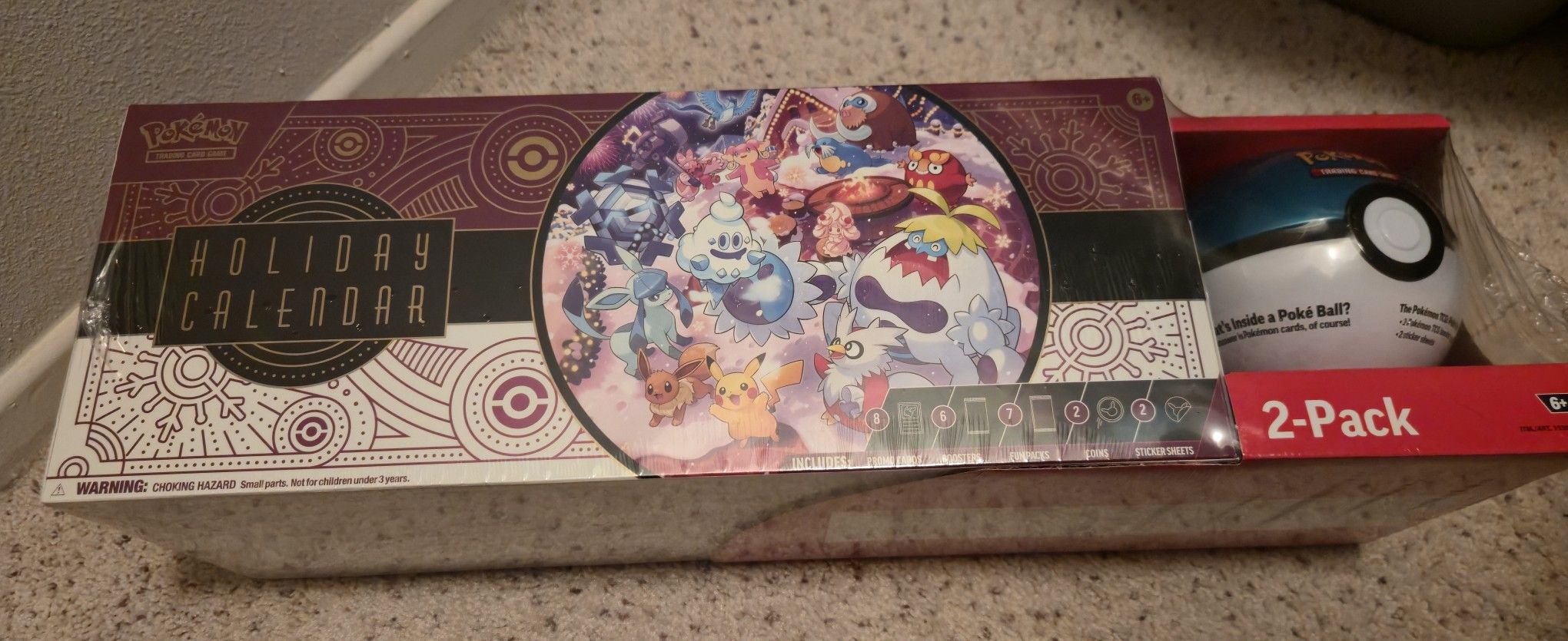Pokemon Holiday Calendar with Poké Ball