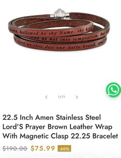 Italian leather bracelets