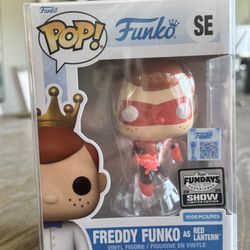 Freddy Funko Fundays Freddy As Red Lantern Show Edition