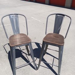 Metal High Back Chairs