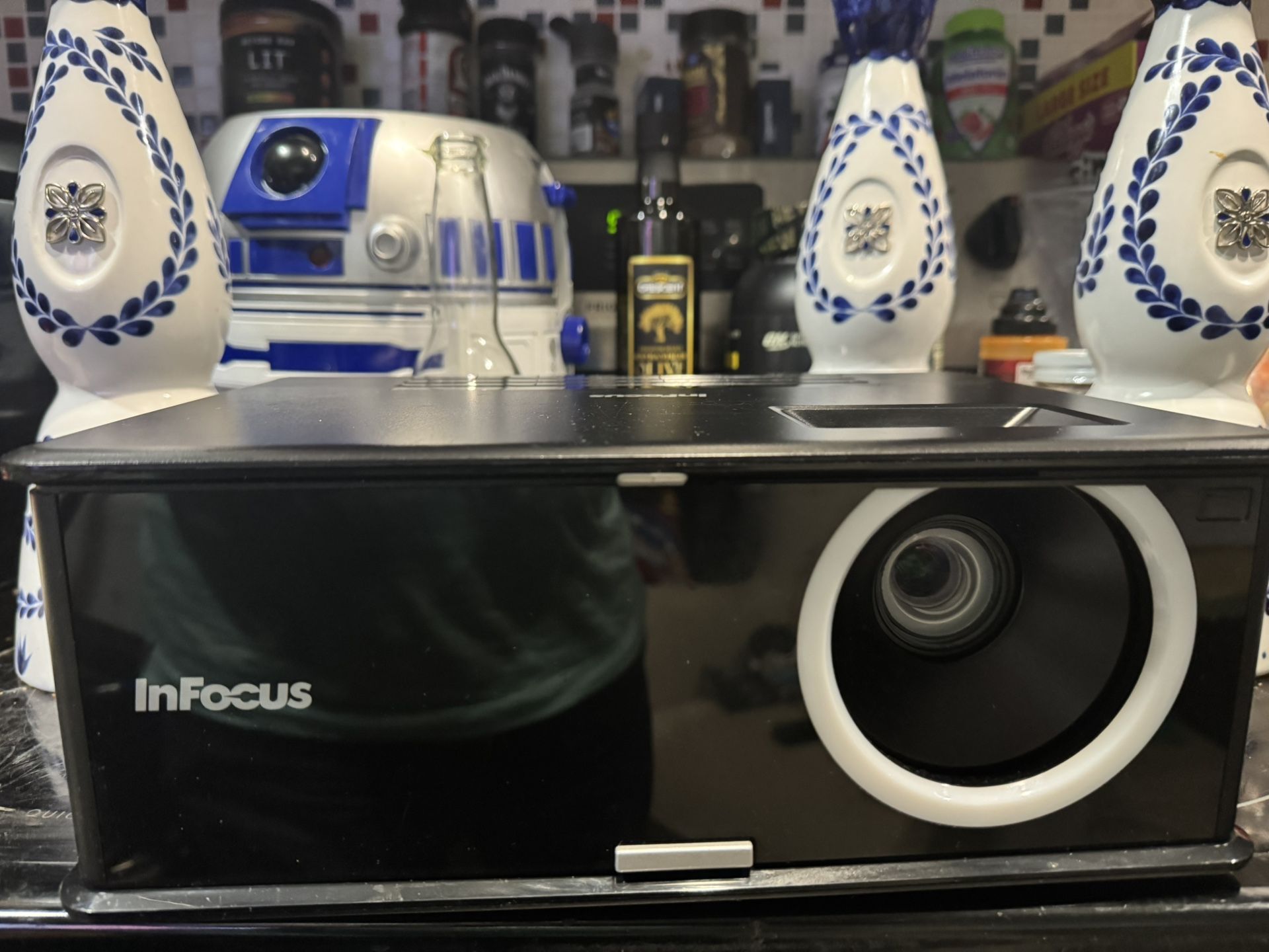 In focus DLP projector