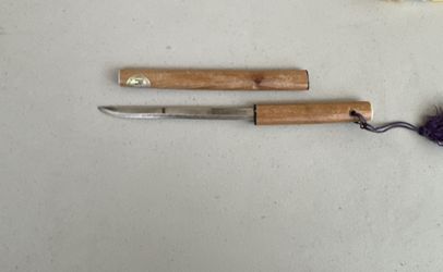 Vtg 1950s-60s (Seki) Japan 5.7" K Mini Japanese Tanto Katana Sword Letter Opener