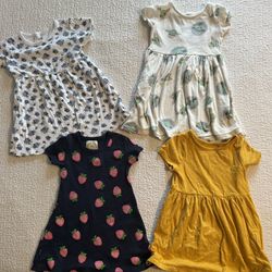 Babygirl Dress Bundle Beaufort Bonnet Size 3T Strawberry print