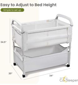 Arms reach bedside bassinet