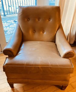 Yellow Leather Chair