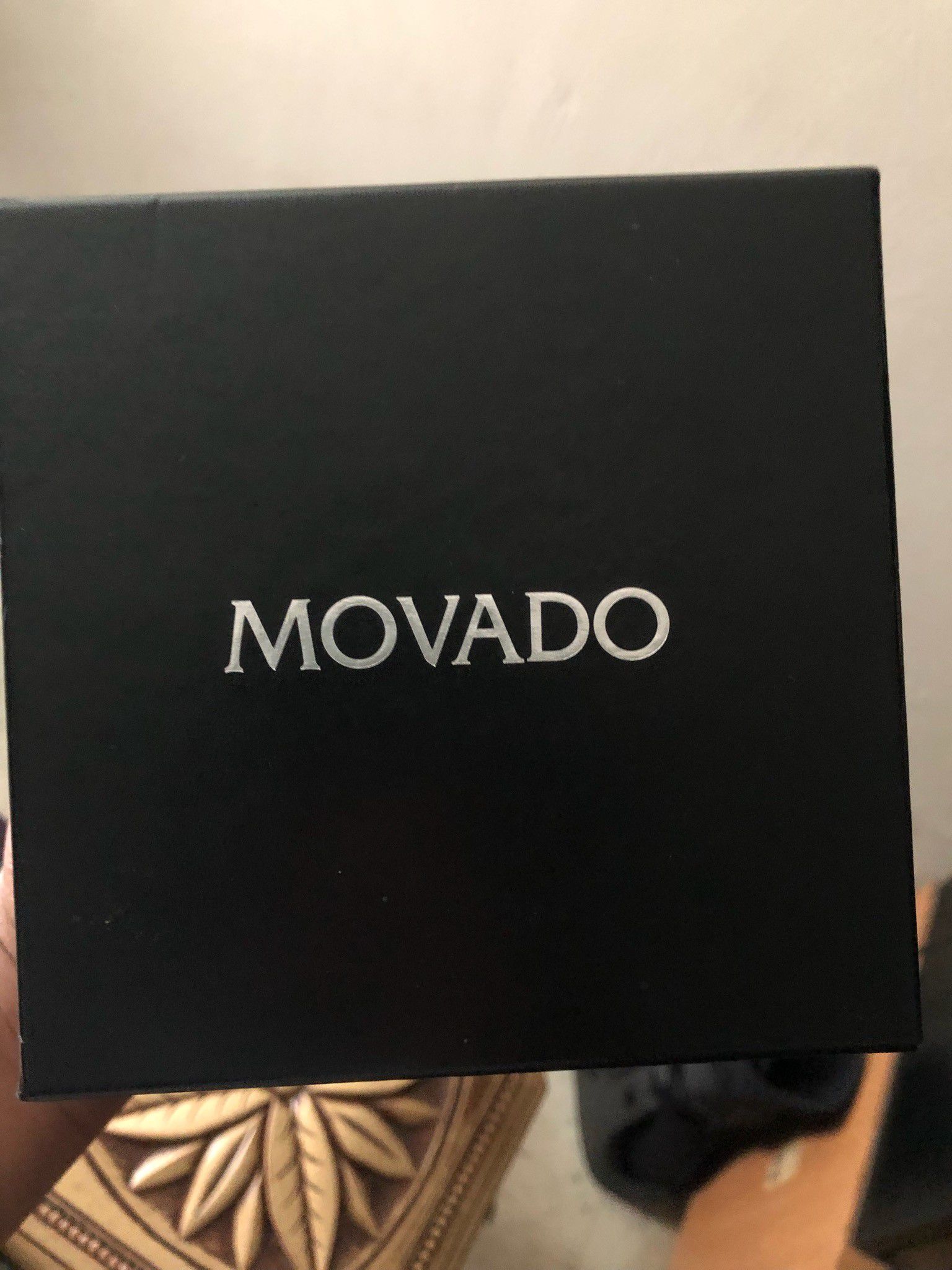 Movado bold rose gold female watch