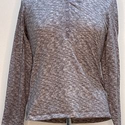 Charter Club Lng Slv Henley Shirt XS