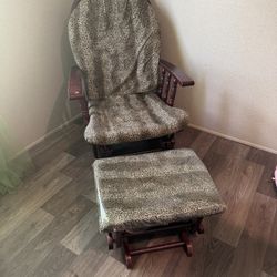 Rocking Chair With Ottoman 