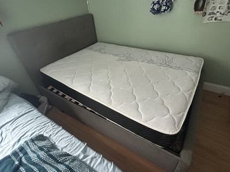 Bed Frame And Bamboo Mattress Full Size