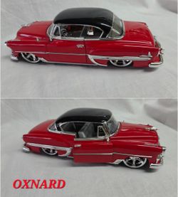 Red and Black lowrider car