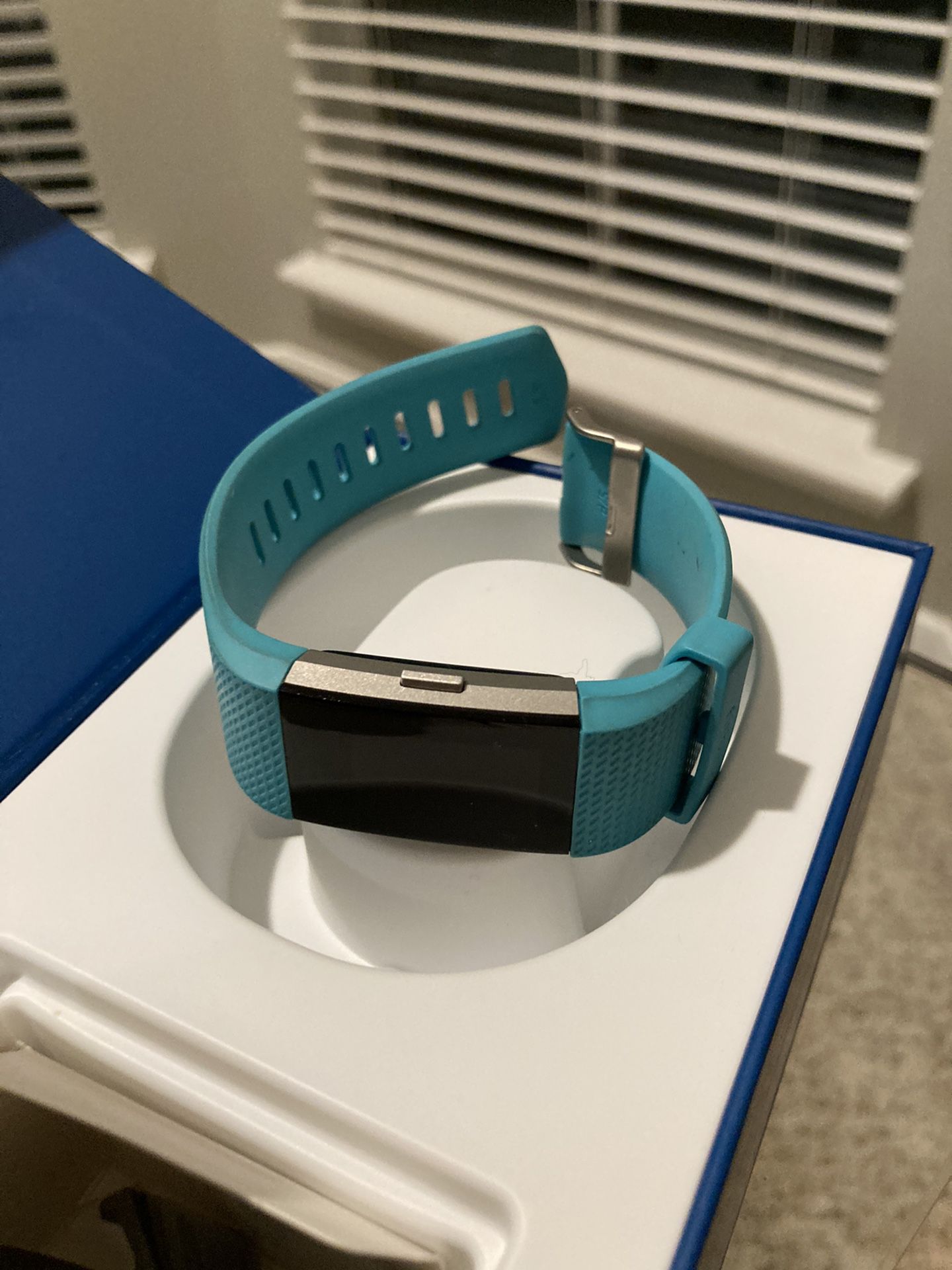 Fitbit Charge 2 Heart Rate Fitness Sleep Tracker Teal - SMALL $60!!!