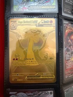 Gold Mega Charizard X