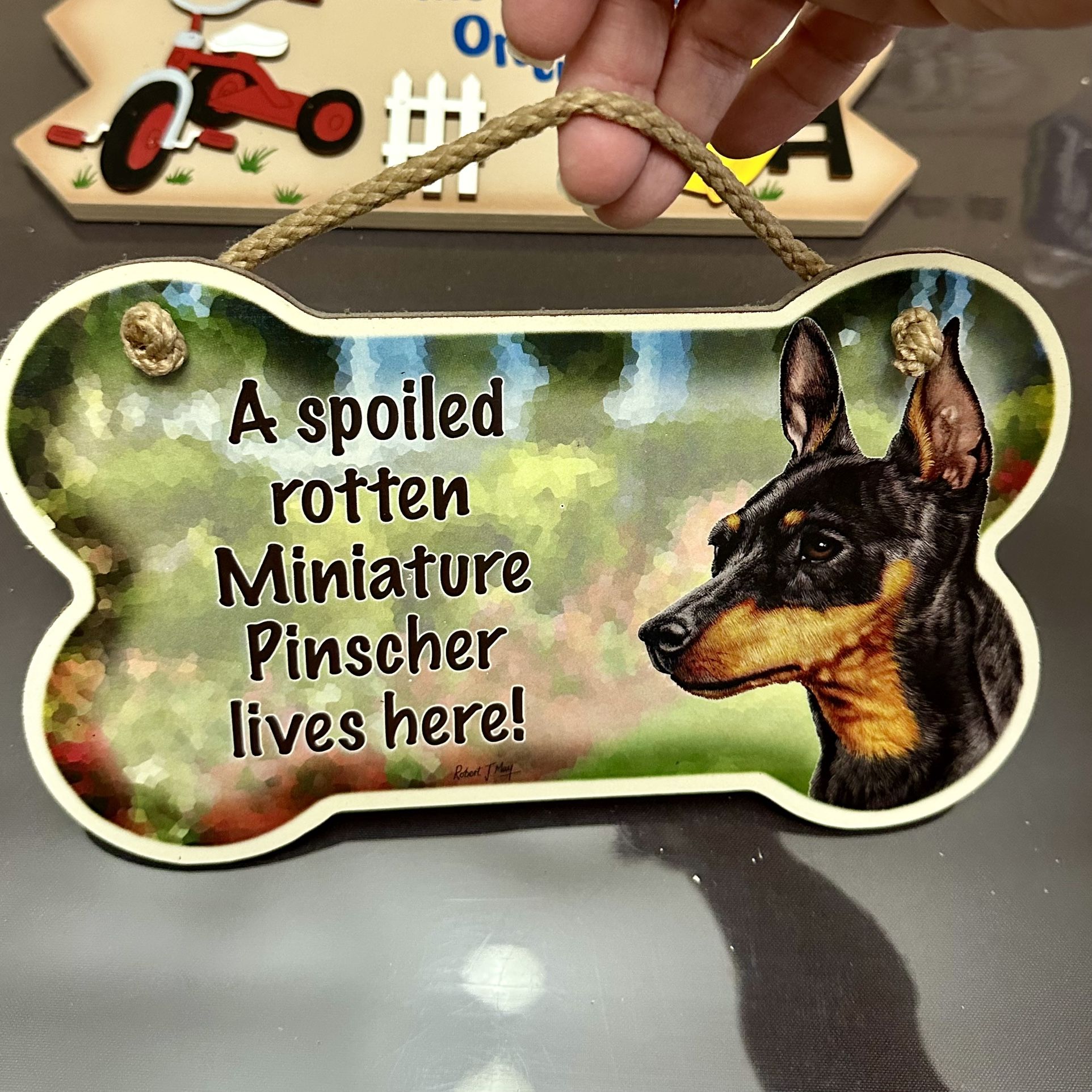 Mini Pinscher Sign