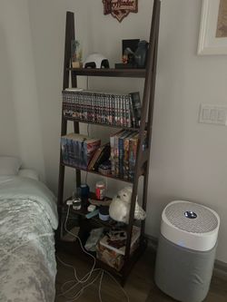 2 ladder style bookcases