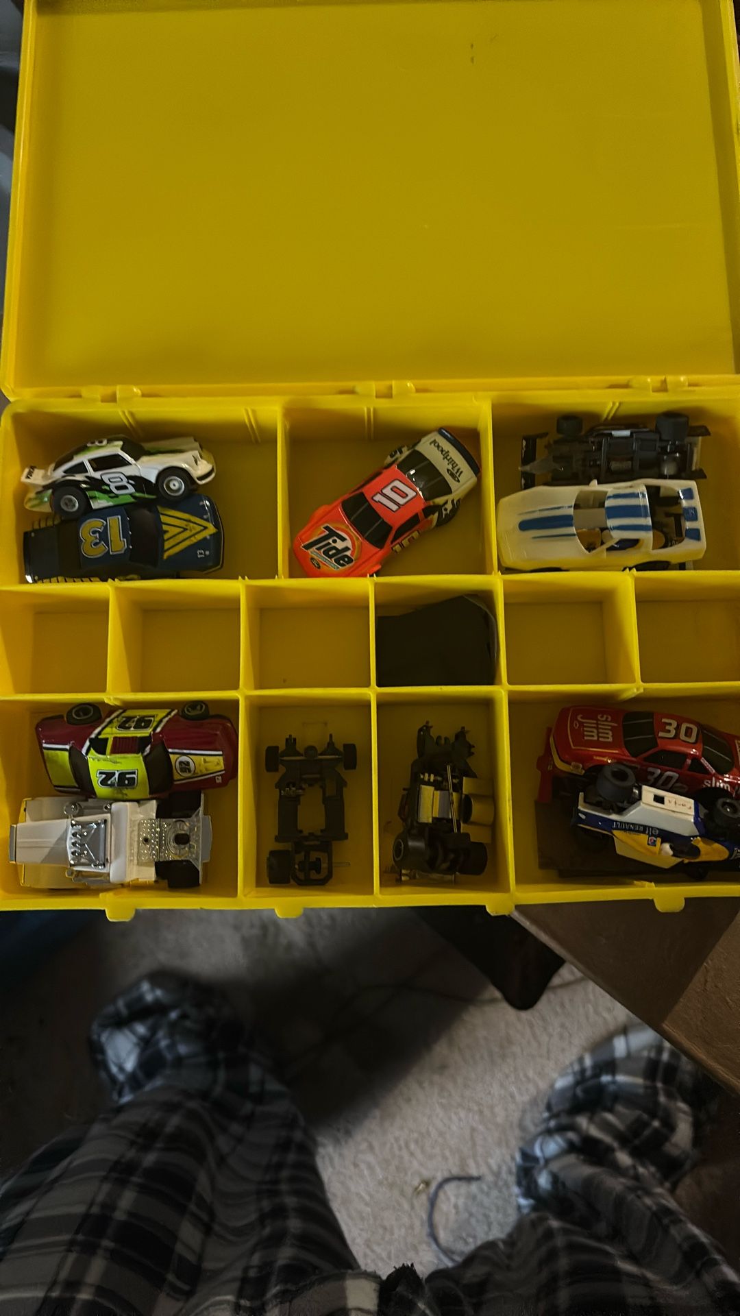 Slot Cars And Track And Controllers