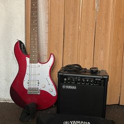 Yamaha Pacifica Red Electric Guitar 