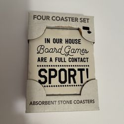 Highland Home Stone Coasters Set Of 4 