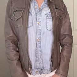 Michael Kors Leather Jacket 