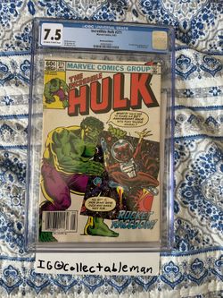 Incredible Hulk #271 CGC 7.5  1982  NEWSSTAND 1st Rocket Raccoon! Marvel
