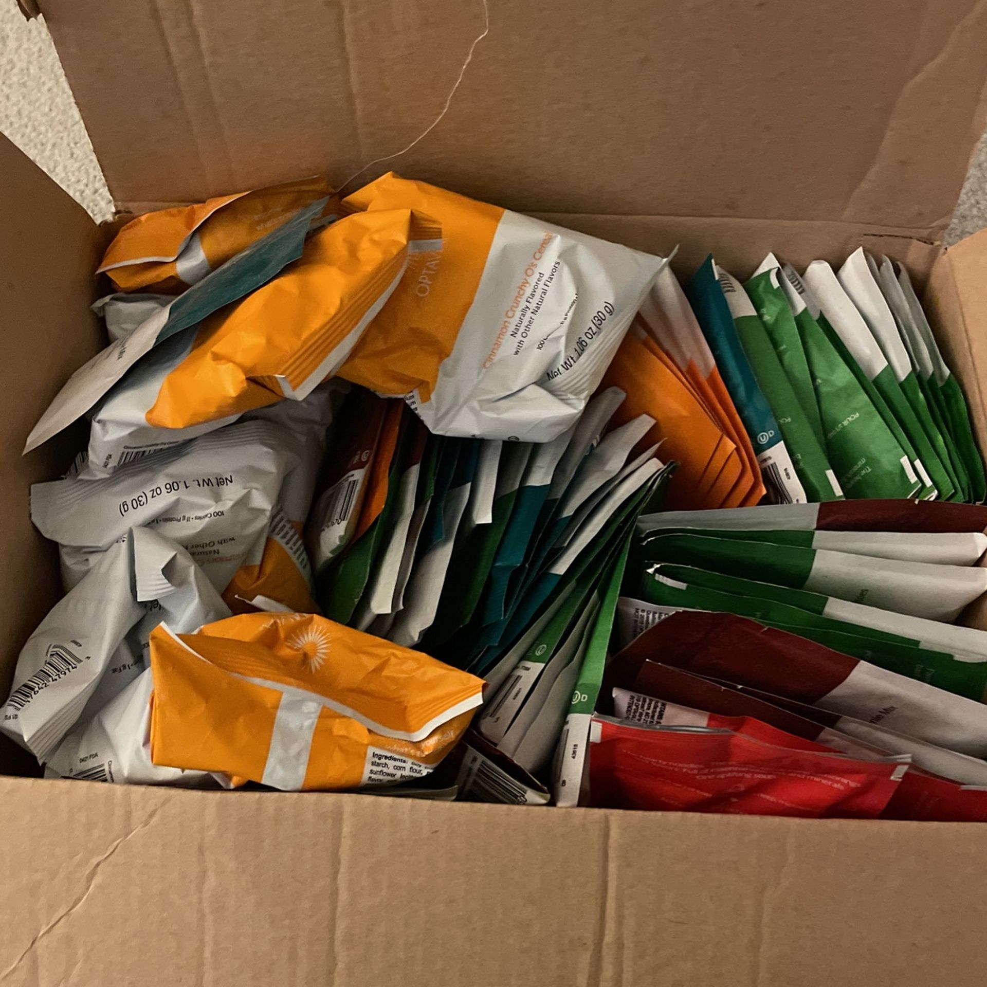 Free Box Of Optavia Food