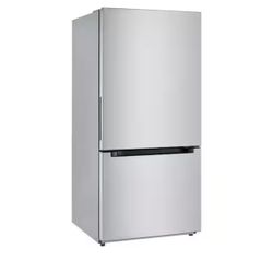 30 in. 18.7 cu. ft. Bottom Freezer Refrigerator in Fingerprint Resistant Stainless Steel, Garage Ready