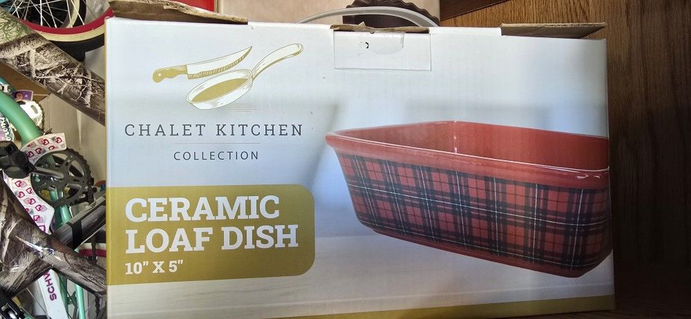 Chalet Kitchen Collection Ceramic Loaf Dish