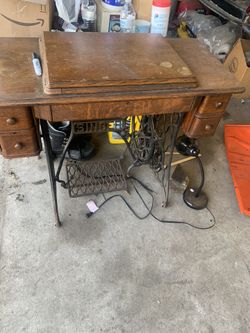 Antique sewing machine