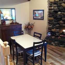 Contemporary Glass Top Extendable Dining Table 