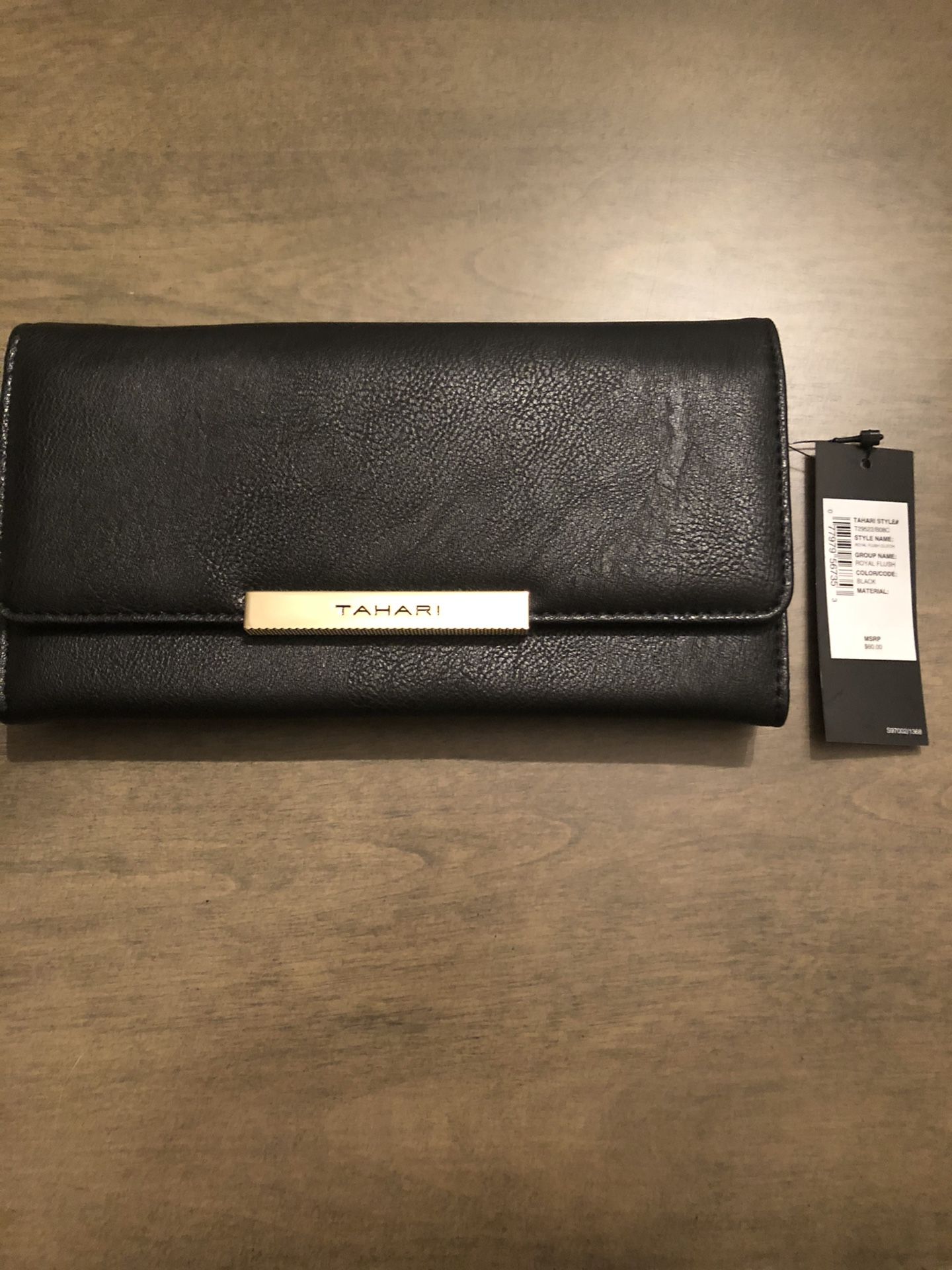 Tahari black wallet